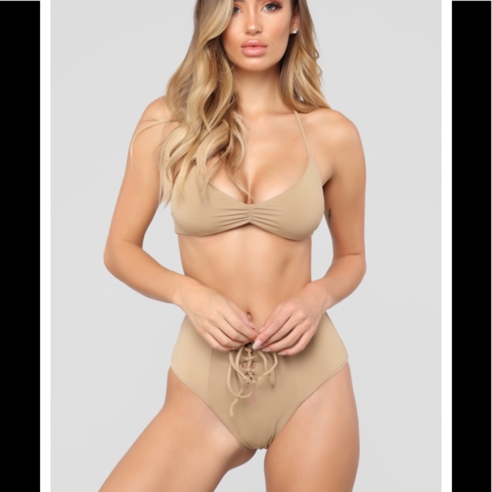 Fashion Nova Tan Bikini